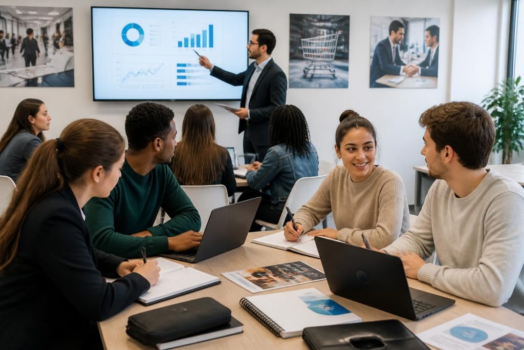 découvrez notre guide complet pour vous former aux métiers du commerce et de la vente : bac pro, bts mco, titres professionnels et formations en alternance adaptées à tous les profils.
