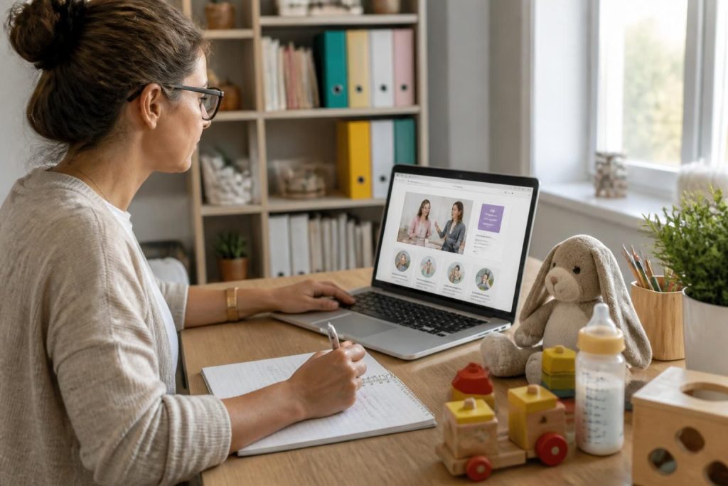 Formation assistante maternelle agréée gratuite ou payante : durée et options à distance